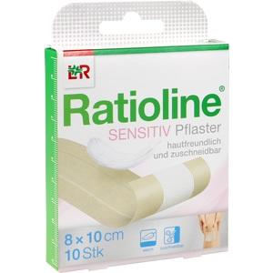 RATIOLINE sensitive Wundschnellverband 8 cmx1 m